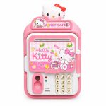 قلک موزیکال کودک مدل کیتی Hello Kitty با مکش پول و دکمه‌های موزیکال