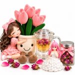 ست هدیه دخترانه دینال مدل رز صورتی؛ ترکیبی از لطافت، زیبایی و آرامش24