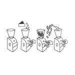 قرص تمیزکننده آسیاب قهوه سانتوس Santos - Image 3
